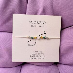 Scorpio Beaded Bracelet