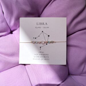 Libra Beaded Bracelet