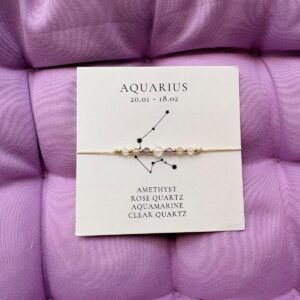 Aquarius Beaded Bracelet