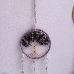 Amethyst Tree of Life Sun Catcher / Small