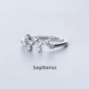 Sagittarius Zodiac Constellation Ring