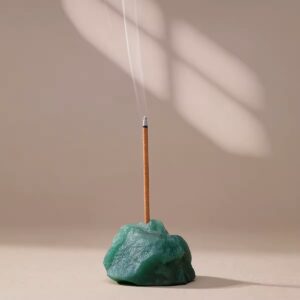 Raw Crystal INsense Holder - Green Aventurine