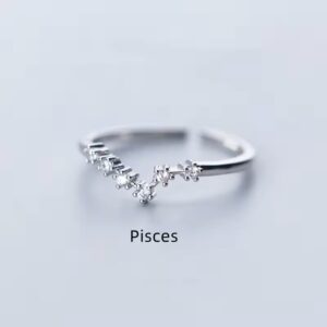 Pisces Zodiac Constellation Ring