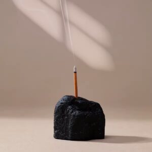 Raw Crystal Insense Holder - Black Tourmaline